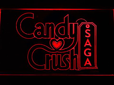 Candy Crush Saga LED Neon Sign